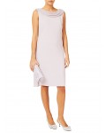 Jacques Vert Drape Cape Dress Light Grey Dresses, Jacques Vert Item No.10043001