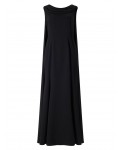 Jacques Vert Drape Cape Maxi Dress Black Dresses 10044332 | jacquesvertdressuk.com
