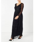 Jacques Vert Embellished Maxi Dress Black Dresses, Jacques Vert Item No.10043982