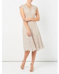 Jacques Vert Lace Godet Dress Mid Neutral Dresses, Jacques Vert Item No.10045413