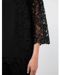 Jacques Vert Lace Shacket Black Dresses