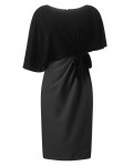 Jacques Vert Lorcan Velvet Dress Black Dresses 10043743 | jacquesvertdressuk.com