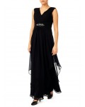Jacques Vert Maxi Hanky Hem Dress Black Dresses, Jacques Vert Item No.10043111