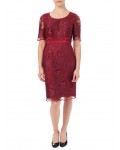 Jacques Vert Petite Lace Layer Dress Mid Purple Dresses, Jacques Vert Item No.10043745