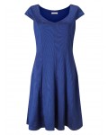 Jacques Vert Ponte Prom Dress Bright Blue Dresses 10044422 | jacquesvertdressuk.com