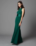 Alyssa Corded Full Length Dress | Emerald  | Phase Eight
