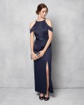 Phase Eight Navy Dresses Amail Full Length Dress | jacquesvertdressuk.com