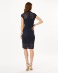 Phase Eight Becky Lace Dress Navy Dresses