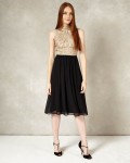 Phase Eight Black/Antique Dresses Elfreda Embellished Dress | jacquesvertdressuk.com