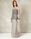 Phase Eight Silver Dresses Enya Full Length Dress | jacquesvertdressuk.com