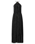 Phase Eight Kirstie Stripe Maxi Dress Black/White Dresses