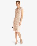 Phase Eight Laurie Embroidered Dress Soft Pink Dresses
