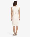 Lucetta Lace Front Dress | Champagne/Latte  | Phase Eight
