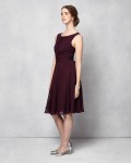 Phase Eight Marti Chiffon Dress Grape Dresses