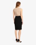 Naima Two in One Dress | Nude/Black  | Phase Eight