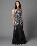 Phase Eight Charcoal Dresses Sabine Tulle Full Length Dress | jacquesvertdressuk.com