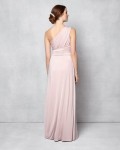 Saffron One Shoulder Full Length Dress | Petal  | Phase Eight
