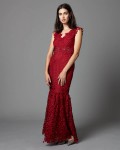 Phase Eight Scarlet Dresses Sauvan Lace Full Length Dress | jacquesvertdressuk.com