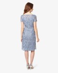 Talia Embroidered Dress | Bluebell  | Phase Eight