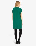 Vivian V-Neck Tunic Dress | Green  | Phase Eight