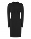 Reiss Irenina Black Pleat-Detail Dress 29911120,Reiss PLEAT-DETAIL DRESSES