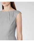 Reiss Kent Dress Grey Tailored Dress