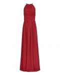 Reiss Lark Crimson Red High-Neck Maxi Dress 29605365,Reiss HIGH-NECK MAXI DRESSES