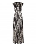 Reiss Lin Platinum/black Printed Maxi Dress 29803020,Reiss PRINTED MAXI DRESSES
