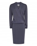 Reiss Lisbeth Shadow Knitted Wrap-Top Dress 29901831,Reiss KNITTED WRAP-TOP DRESSES