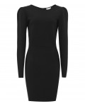 Reiss Nessa Black Puff-Sleeve Jersey Dress 29811920,Reiss PUFF-SLEEVE JERSEY DRESSES