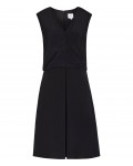 Reiss Nieve Black Pleat-Detail Dress 29610620,Reiss PLEAT-DETAIL DRESSES