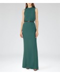 Reiss Ora Dew High-Neck Maxi Dress 29813951 | jacquesvertdressuk.com
