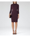 Reiss Rita Berry Knitted Midi Dress 29833164 | jacquesvertdressuk.com