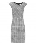 Reiss Rouge Black/off White Houndstooth Tailored Dress 29618320,Reiss HOUNDSTOOTH TAILORED DRESSES