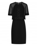Reiss Shauna Black Lace-Detail Dress 29909320,Reiss LACE-DETAIL DRESSES