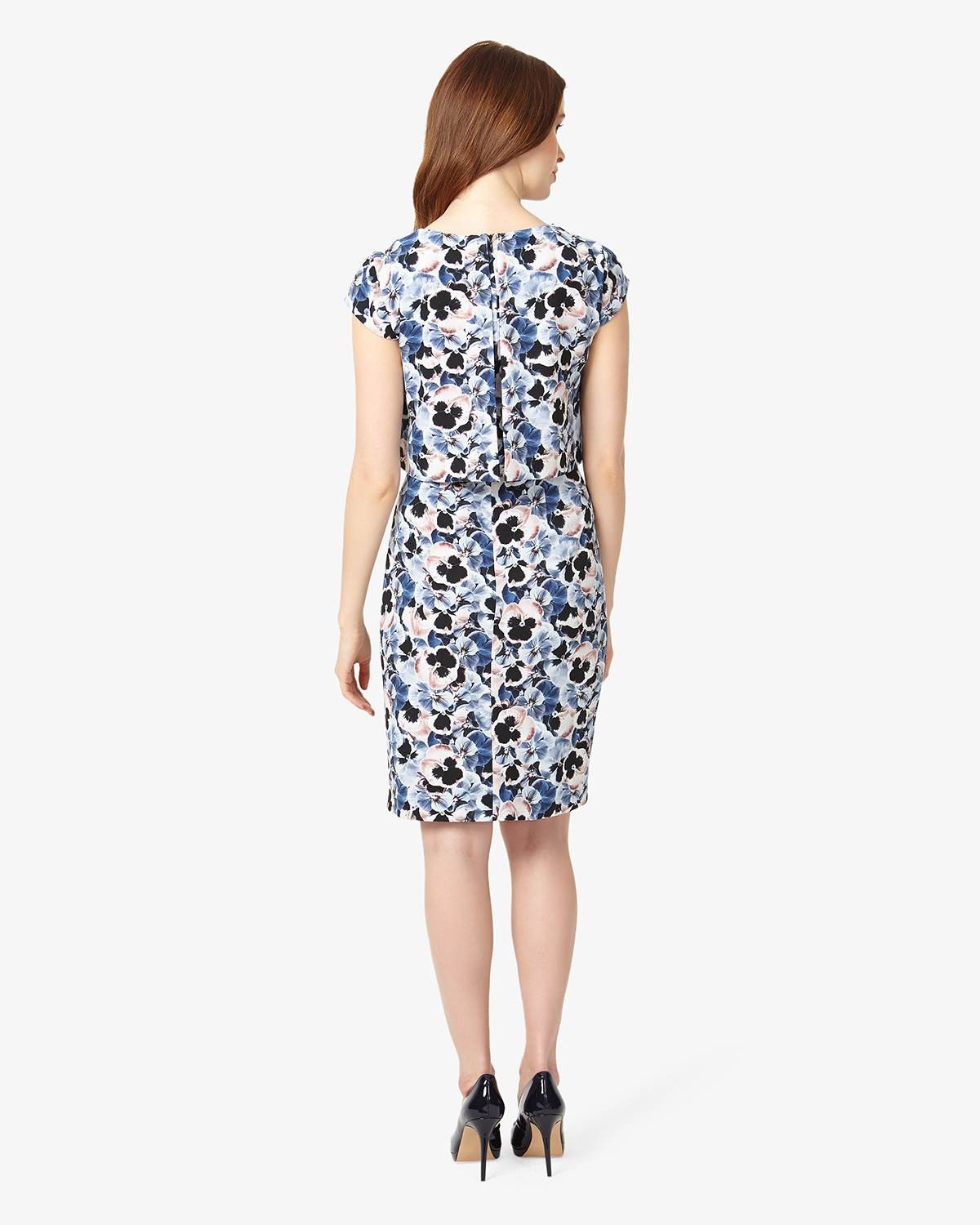Phase Eight Multi-coloured Dresses Pansy Print Dress