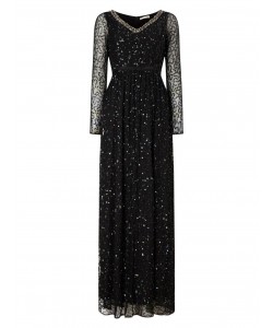 Jacques Vert Embellished Maxi Dress Black Dresses