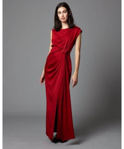 Phase Eight Aurelia Full Length Dress Scarlet Dresses