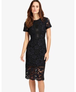 Phase Eight Darena Lace Dress Navy Dresses