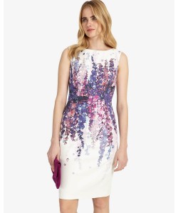 Phase Eight Jessica Floral Dress Ivory Dresses