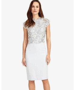 Phase Eight Josephina Lace Dress Mineral Dresses