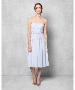 Phase Eight Paola Short Beaded Dress Dusty Blue Dresses