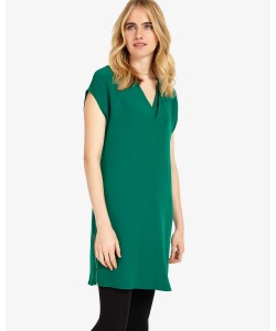 Phase Eight Vivian V-Neck Tunic Dress Green Dresses