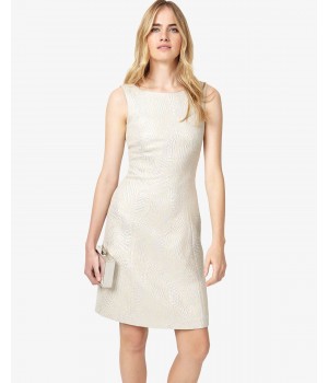 Phase Eight Danita Shimmer Jacquard Dress Silver Dresses