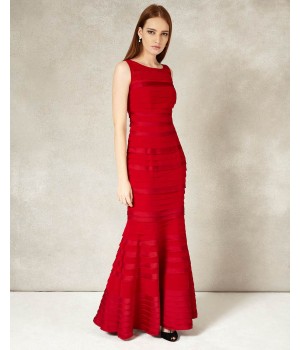 Phase Eight Shannon Layered Full Length Dress Rouge Dresses