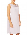 Jacques Vert Drape Cape Dress Light Grey Dresses