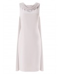 Jacques Vert Drape Cape Dress Light Grey Dresses 10043001 | jacquesvertdressuk.com