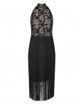 Jacques Vert Fringe Dress Black Dresses 10044462 | jacquesvertdressuk.com