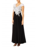 Jacques Vert Lace Bodice And Chiffon Dress Multi Black Dresses, Jacques Vert Item No.10043142