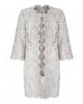 Jacques Vert Lace Shacket Light Grey Dresses 10044191 | jacquesvertdressuk.com